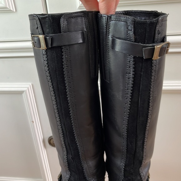 Fabianelli Italian Crafted 100% Leather Knee High Heeled Winter Boots EU 38 - Picture 12 of 12